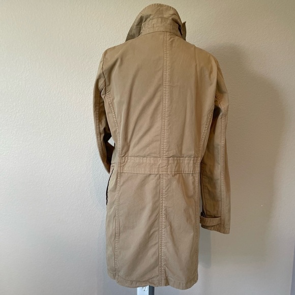 Lucky Brand Women's Canvas Field Khaki Utility Long Jacket, Size S - Picture 4 of 8
